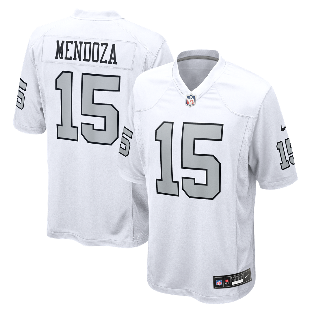 Fernando Mendoza Las Vegas Raiders Nike Alternate Game Player Jersey - White Official NFL Team Apparel Football Fan Gear