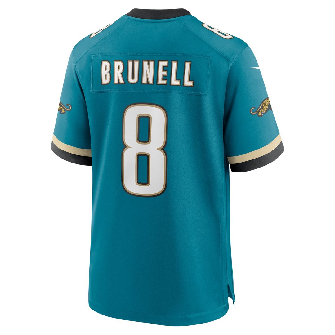 Mark Brunell Jacksonville Jaguars Nike Retired Player Alternate Game Jersey - Teal Official NFL Team Apparel Football Fan Gear