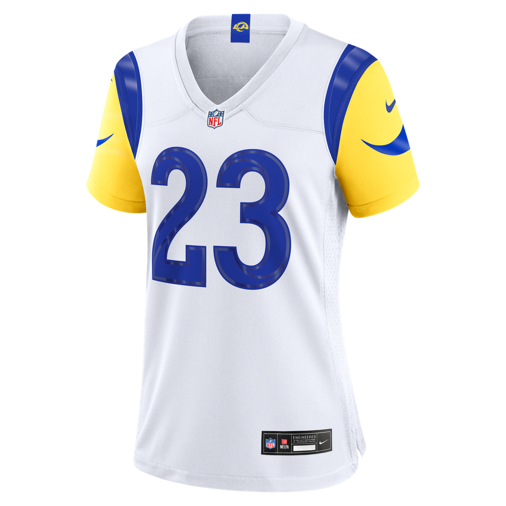 Kyren Williams Los Angeles Rams Nike Women's Game Jersey - White Official NFL Team Apparel Football Fan Gear