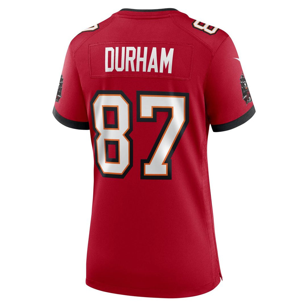 Payne Durham Tampa Bay Buccaneers Nike Women's Game Jersey - Red Official NFL Team Apparel Football Fan Gear