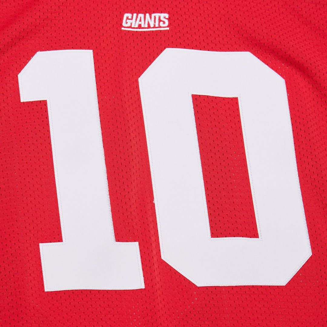 Eli Manning New York Giants 2004 Mitchell & Ness Authentic Throwback Retired Player Jersey - Red Official NFL Team Apparel Football Fan Gear