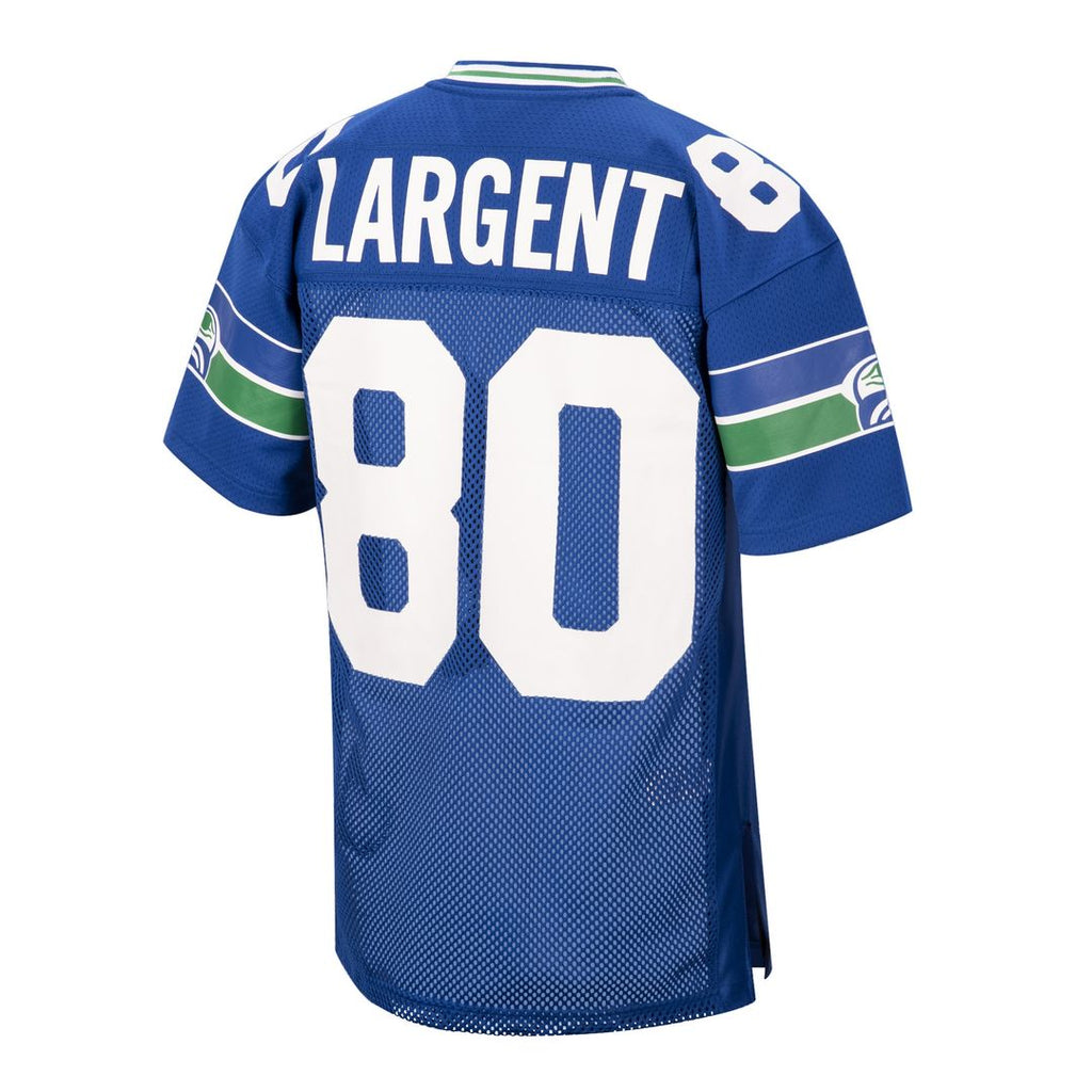Steve Largent Seattle Seahawks 1985 Mitchell & Ness Authentic Throwback Retired Player Jersey - Royal Official NFL Team Apparel Football Fan Gear