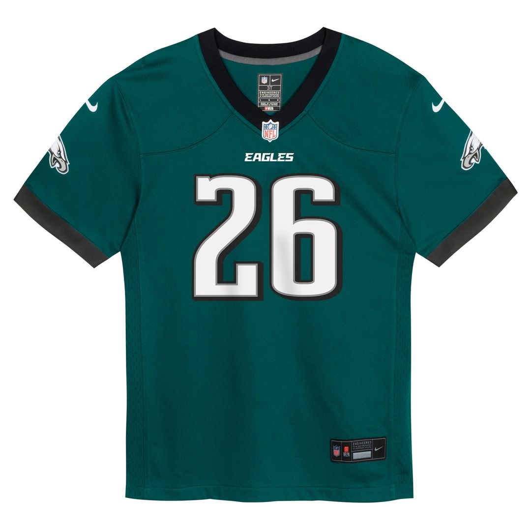 Saquon Barkley Philadelphia Eagles Nike Toddler Game Jersey - Midnight Green Official NFL Team Apparel Football Fan Gear