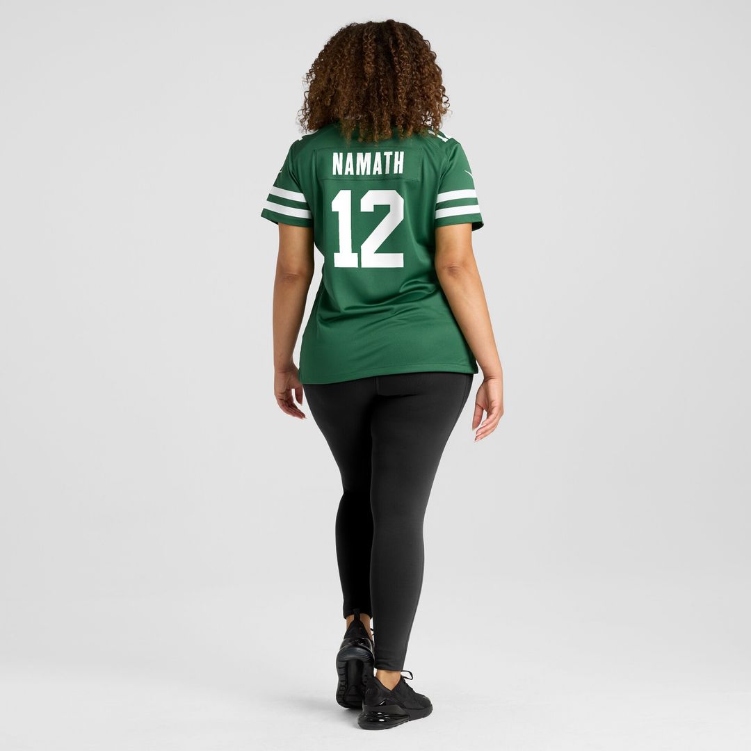 Joe Namath New York Jets Nike Women's Retired Player Alternate Game Jersey - Legacy Black Official NFL Team Apparel Football Fan Gear