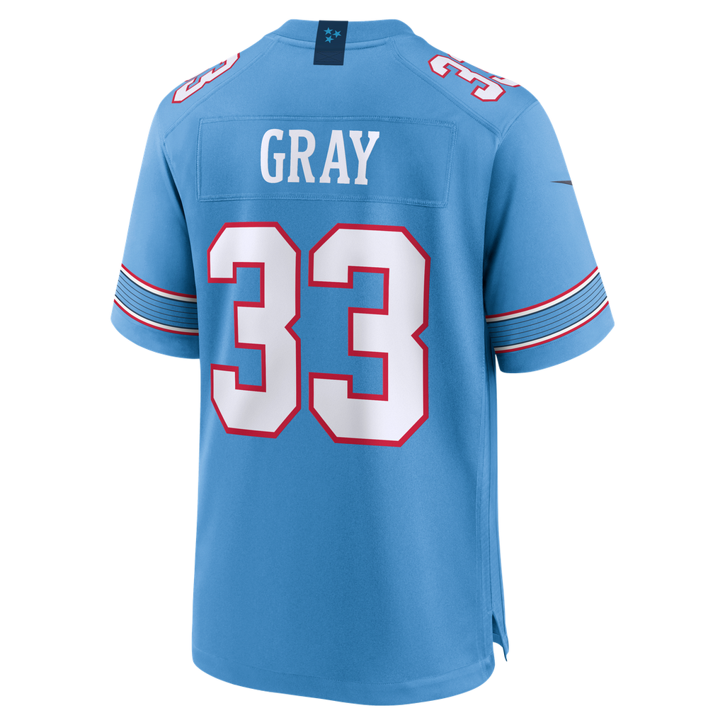 Cedric Gray Tennessee Titans Nike Game Jersey - Light Blue Official NFL Team Apparel Football Fan Gear