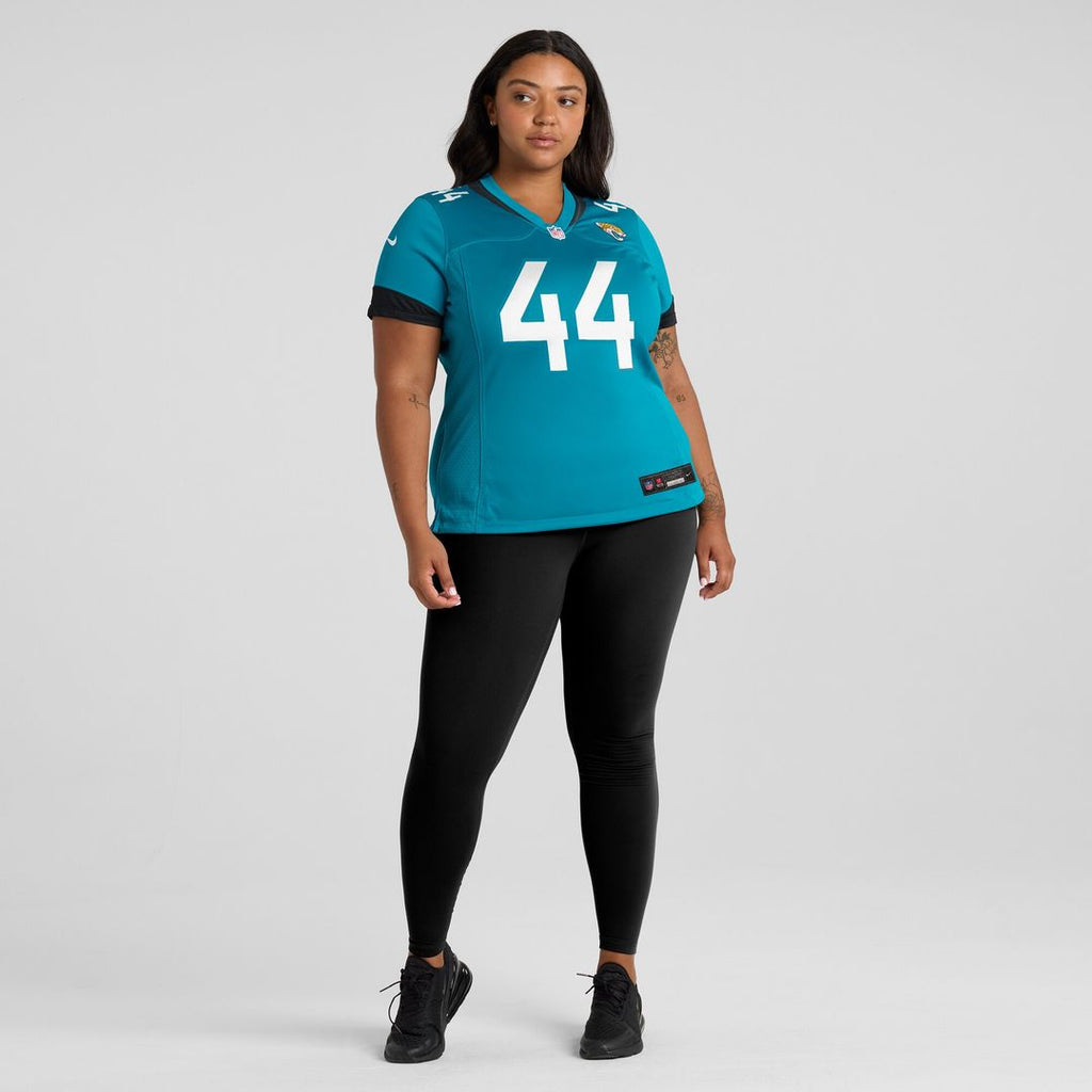 Travon Walker Jacksonville Jaguars Nike Women's Player Jersey - Teal Official NFL Team Apparel Football Fan Gear