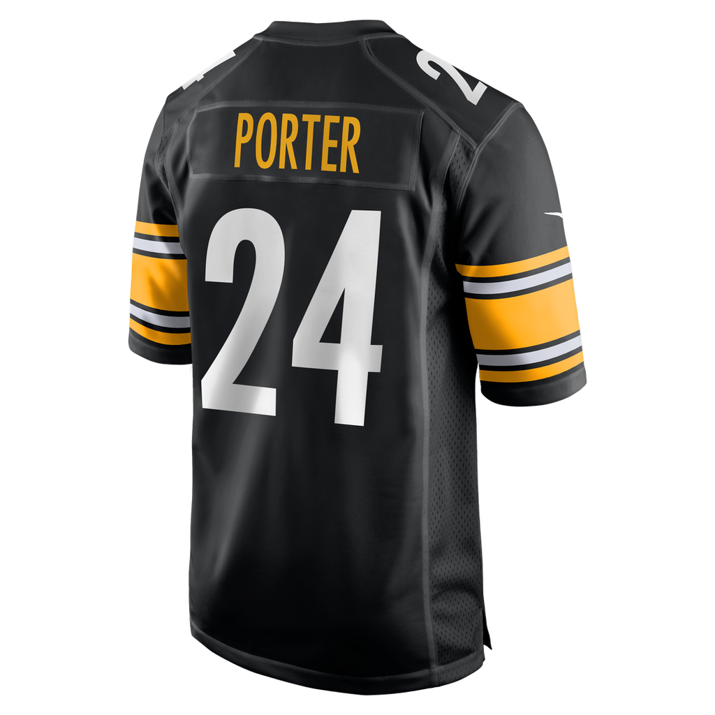 Joey Porter Jr. Pittsburgh Steelers Nike Game Jersey - Black Official NFL Team Apparel Football Fan Gear