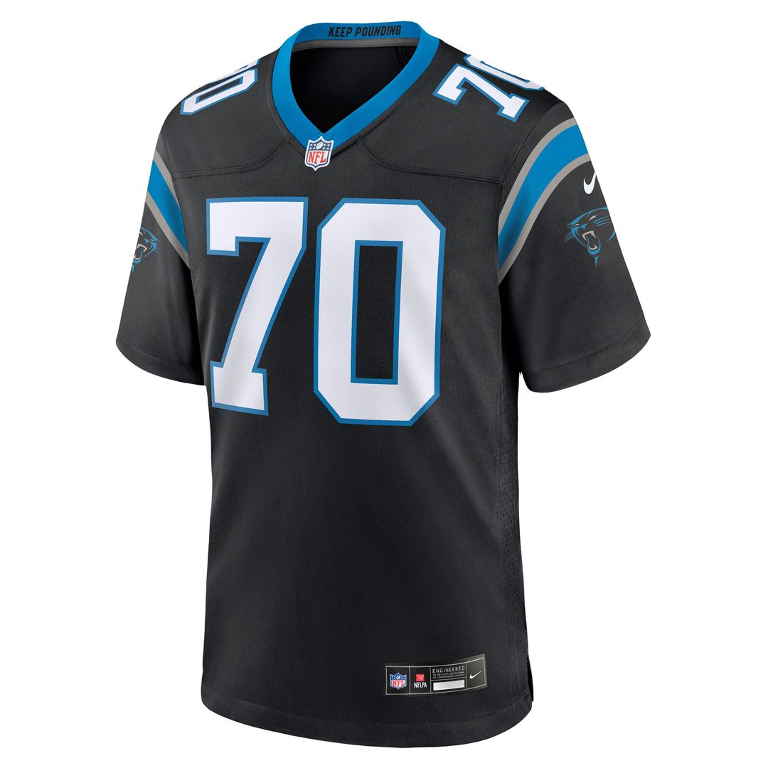 Brady Christensen Carolina Panthers Nike Team Game Jersey - Black Official NFL Team Apparel Football Fan Gear