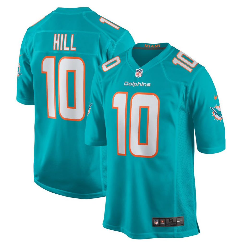 Tyreek Hill Miami Dolphins Nike Game Jersey - Aqua Official NFL Team Apparel Football Fan Gear