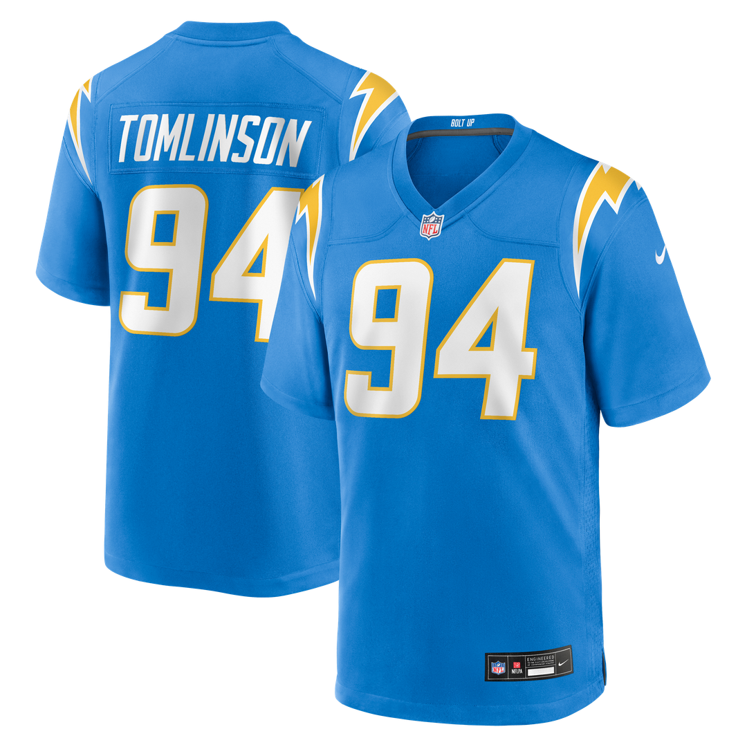 Dalvin Tomlinson Los Angeles Chargers Nike Team Game Jersey - Powder Blue Official NFL Team Apparel Football Fan Gear