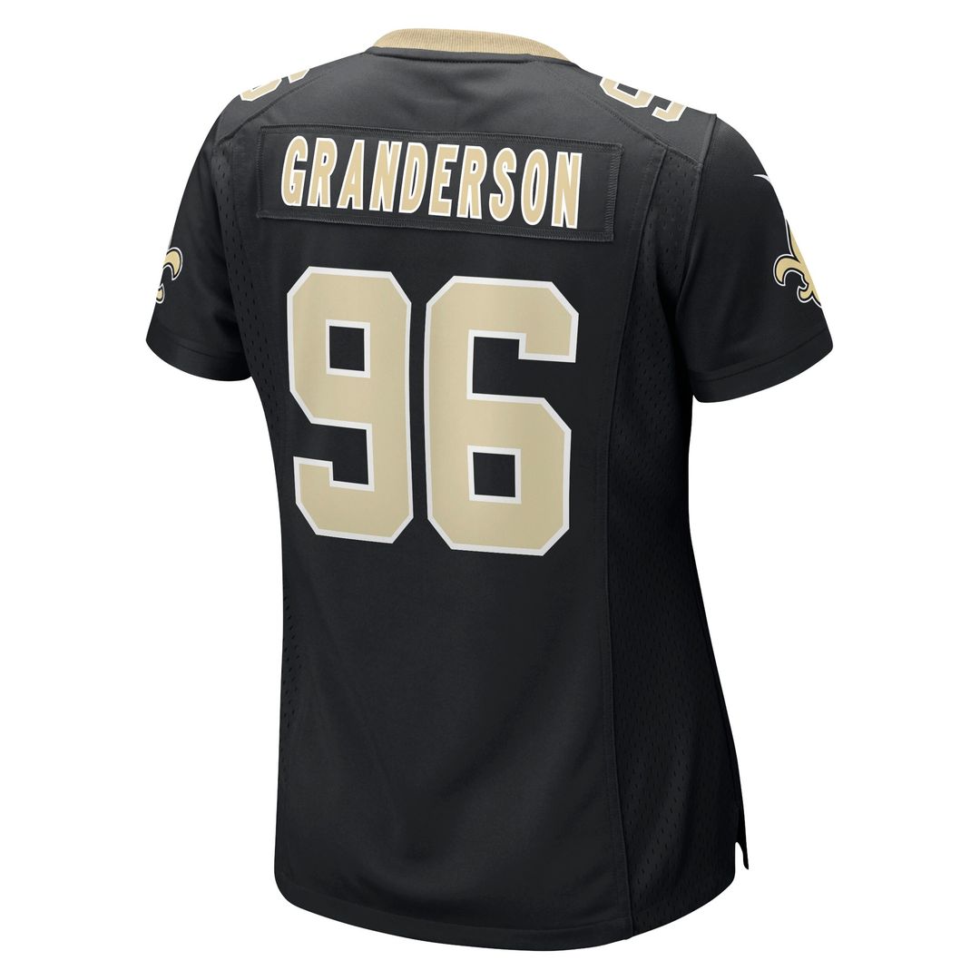 Carl Granderson New Orleans Saints Nike Women's Game Jersey - Black Official NFL Team Apparel Football Fan Gear