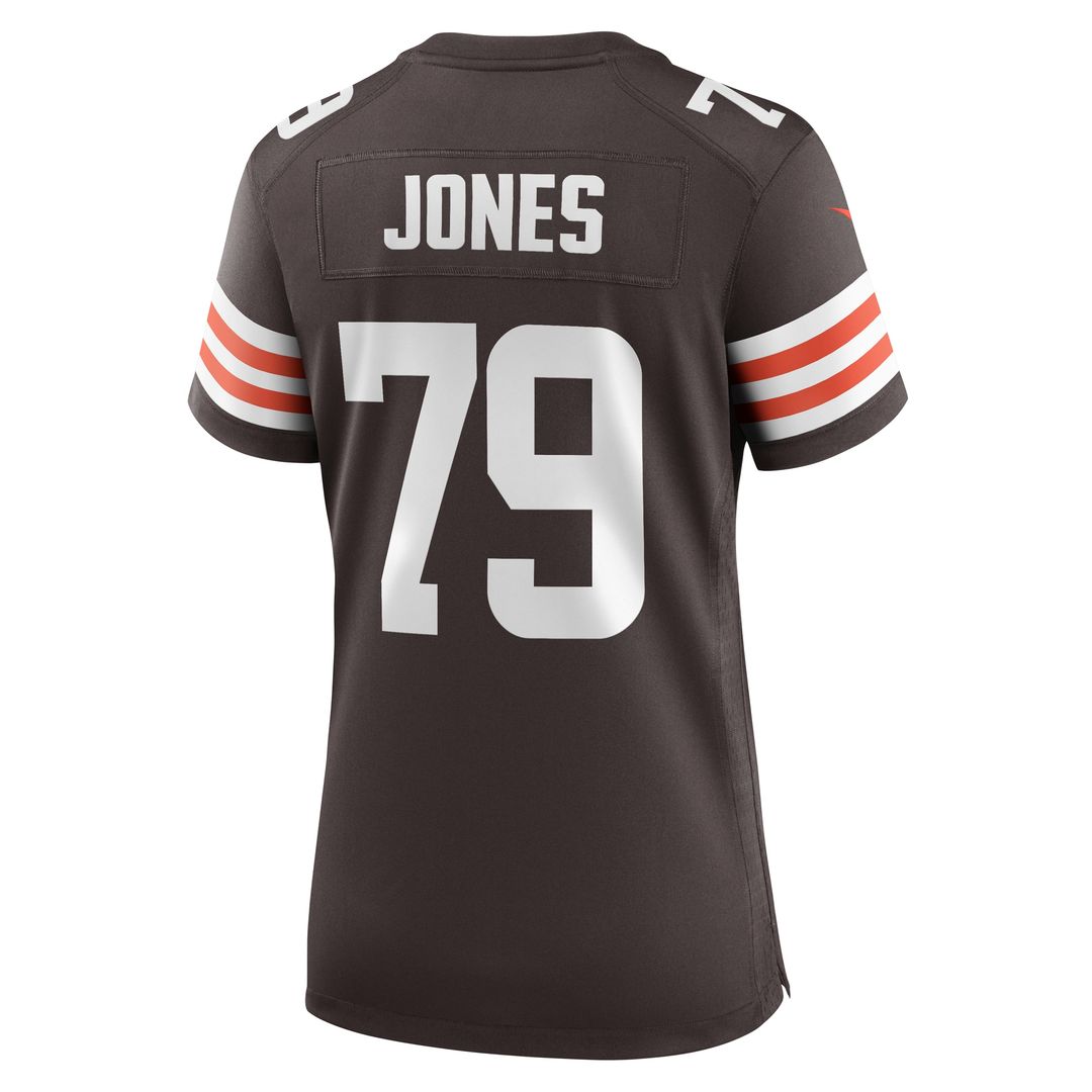 Dawand Jones Cleveland Browns Nike Women's Team Game Jersey - Brown Official NFL Team Apparel Football Fan Gear