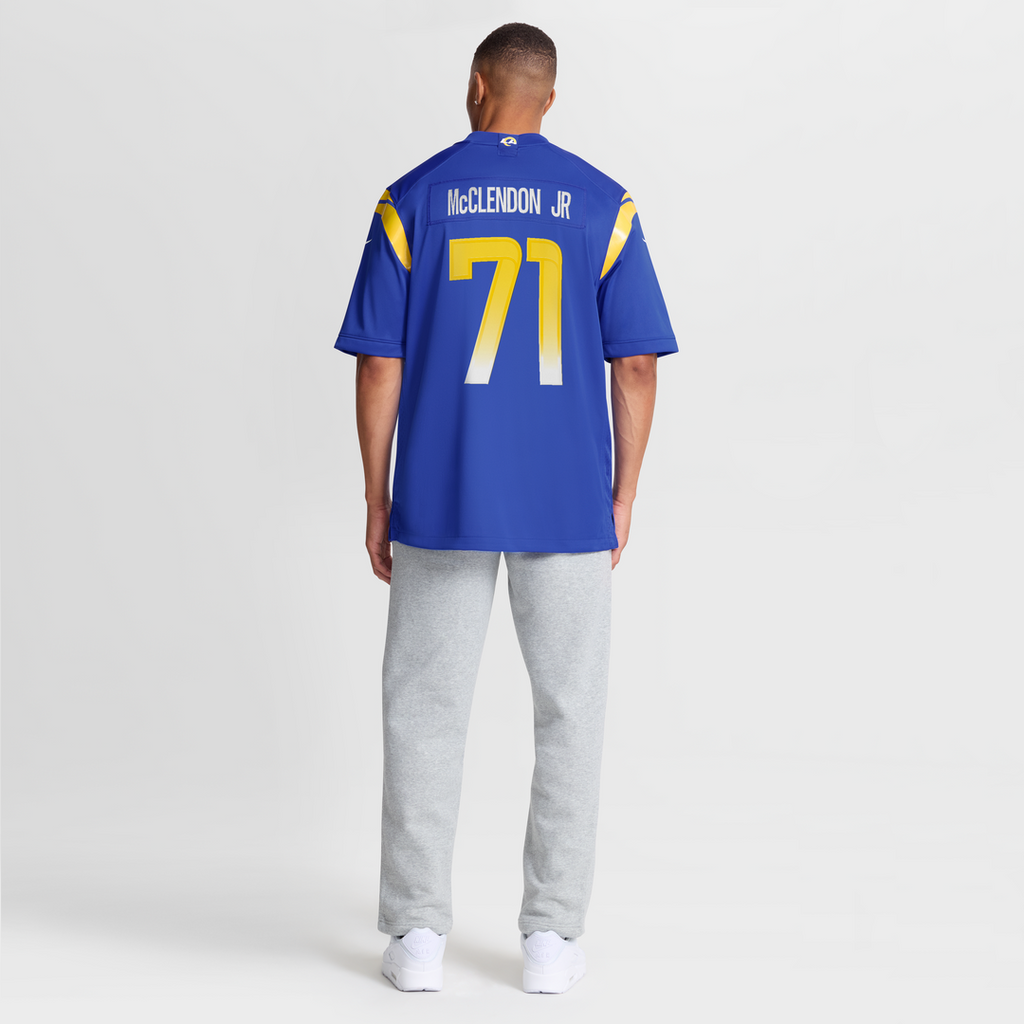 Warren McClendon Jr. Los Angeles Rams Nike Team Game Jersey - Royal Official NFL Team Apparel Football Fan Gear