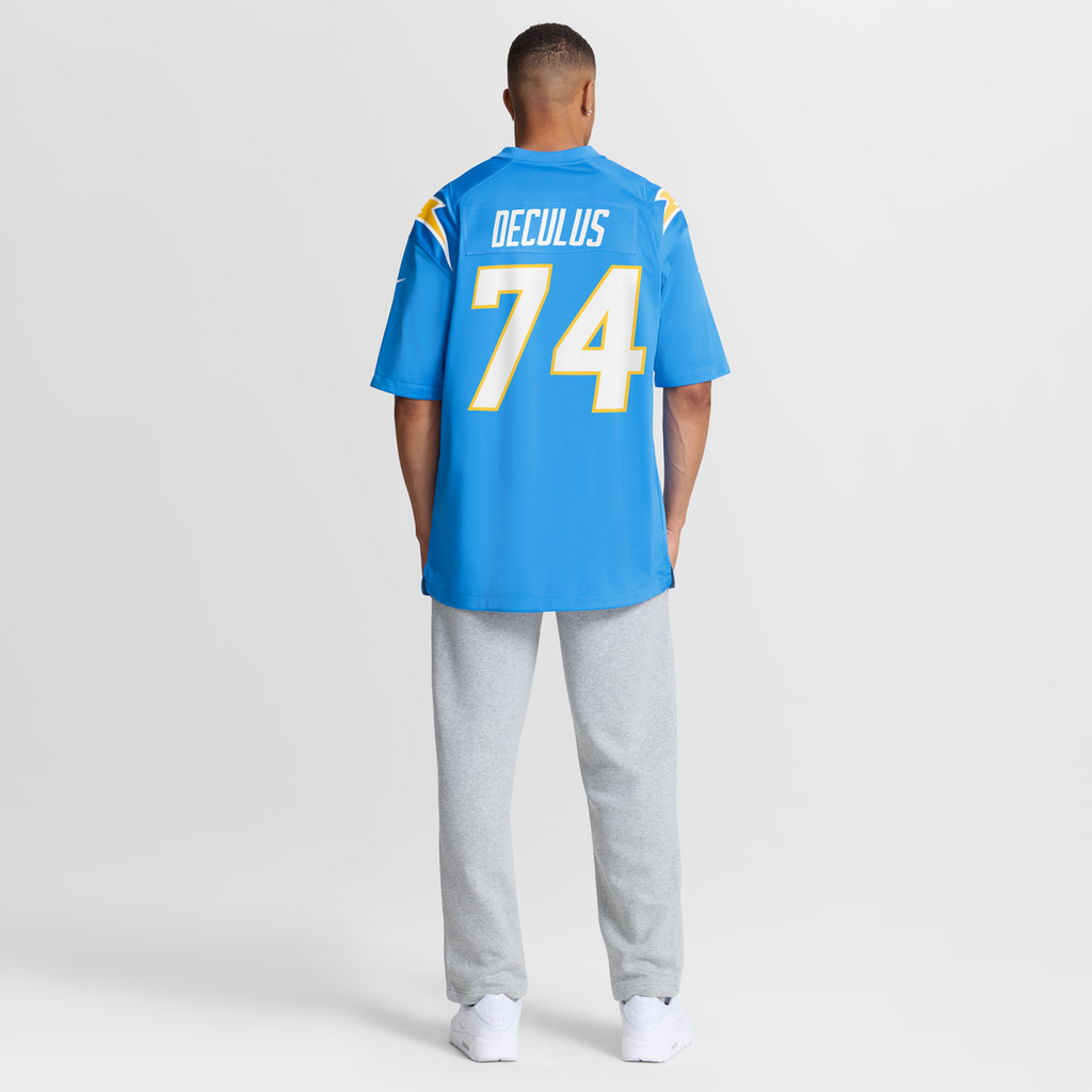 Austin Deculus Los Angeles Chargers Nike Team Game Jersey - Powder Blue Official NFL Team Apparel Football Fan Gear