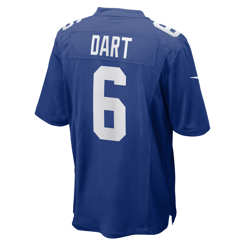 Jaxson Dart New York Giants Nike Team Game Jersey - Royal Official NFL Team Apparel Football Fan Gear