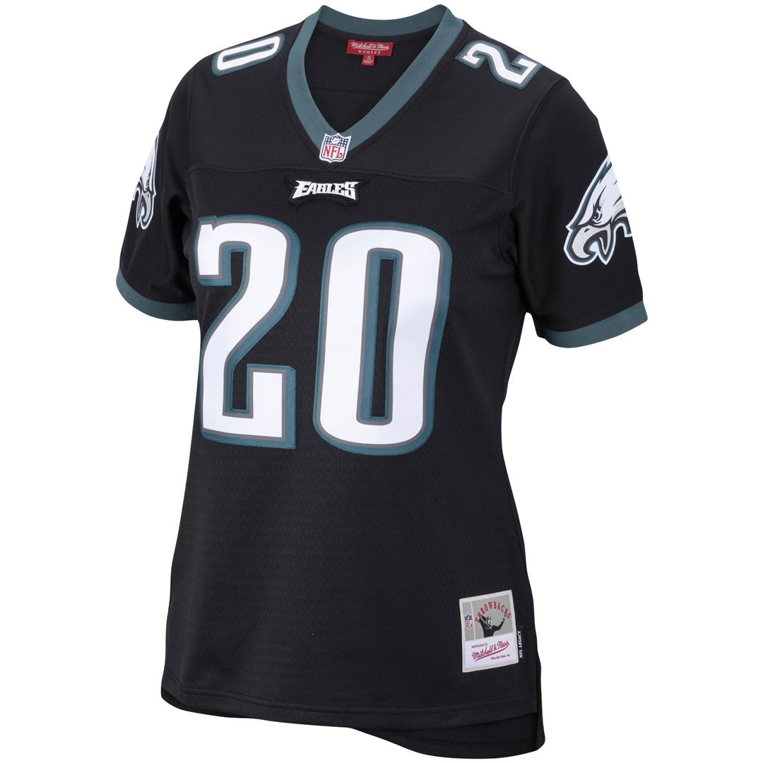 Brian Dawkins Philadelphia Eagles Mitchell & Ness Women's Legacy Replica Team Jersey - Black Official NFL Team Apparel Football Fan Gear