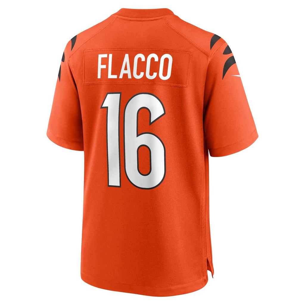 Joe Flacco Cincinnati Bengals Nike Alternate Game Jersey - Orange Official NFL Team Apparel Football Fan Gear