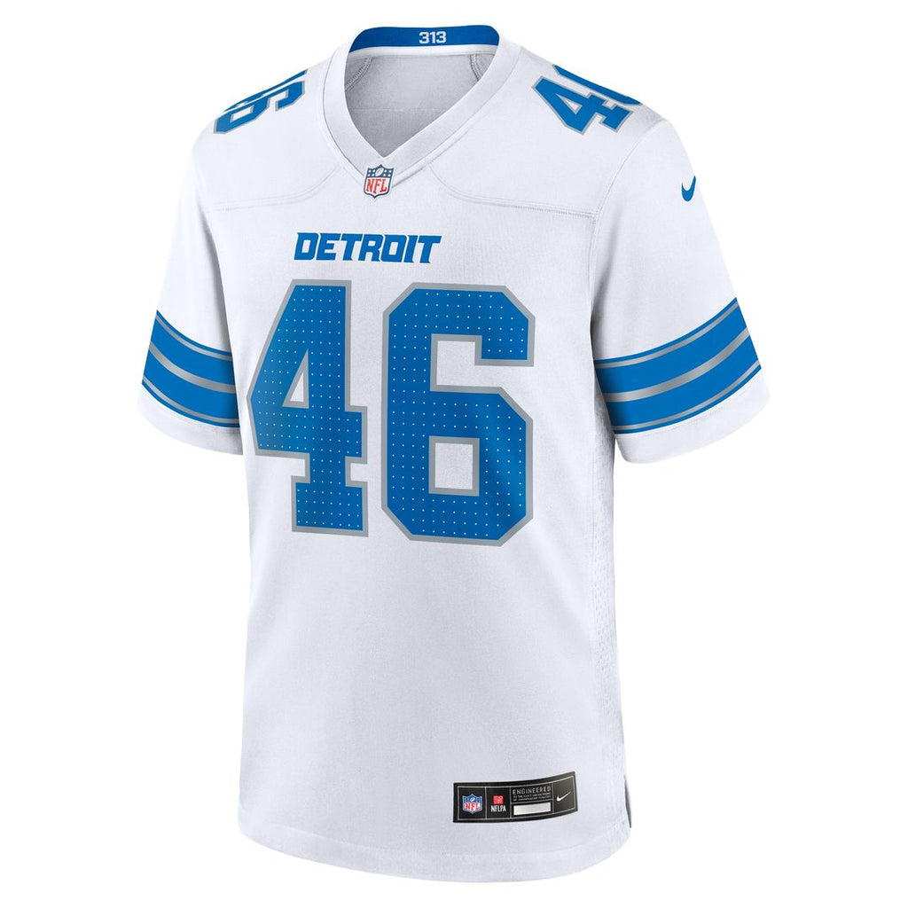 Jack Campbell Detroit Lions Nike Game Jersey - Blue Official NFL Team Apparel Football Fan Gear