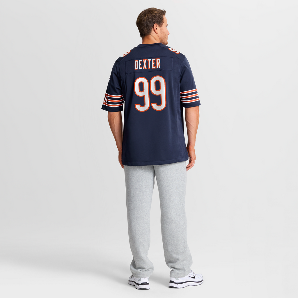 Gervon Dexter Sr Chicago Bears Nike Team Game Jersey - Navy Official NFL Team Apparel Football Fan Gear