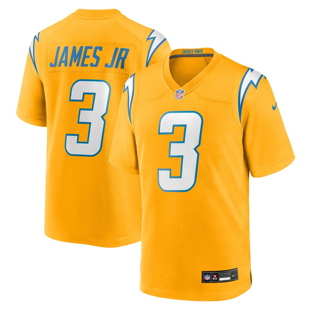 Derwin James Jr. Los Angeles Chargers Nike Youth Alternate Charger Power Game Player Jersey - Gold Official NFL Team Apparel Football Fan Gear