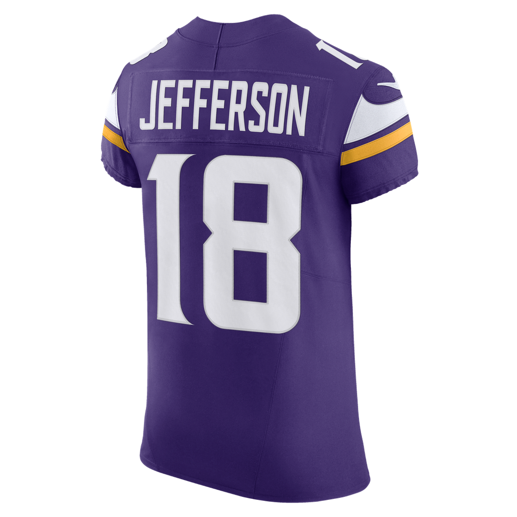 Justin Jefferson Minnesota Vikings Nike Vapor F.U.S.E. Elite Jersey - Purple Official NFL Team Apparel Football Fan Gear