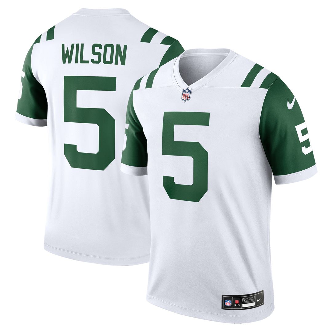 Garrett Wilson New York Jets Nike Legend Player Performance Top - White NFL Fan Gear Popular Style
