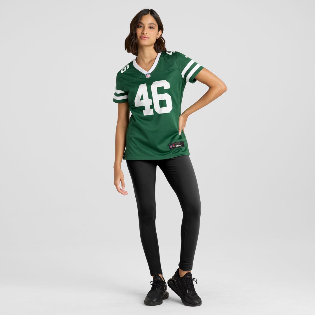 Joseph Ossai New York Jets Nike Women's Team Game Jersey - Legacy Green Official NFL Team Apparel Football Fan Gear