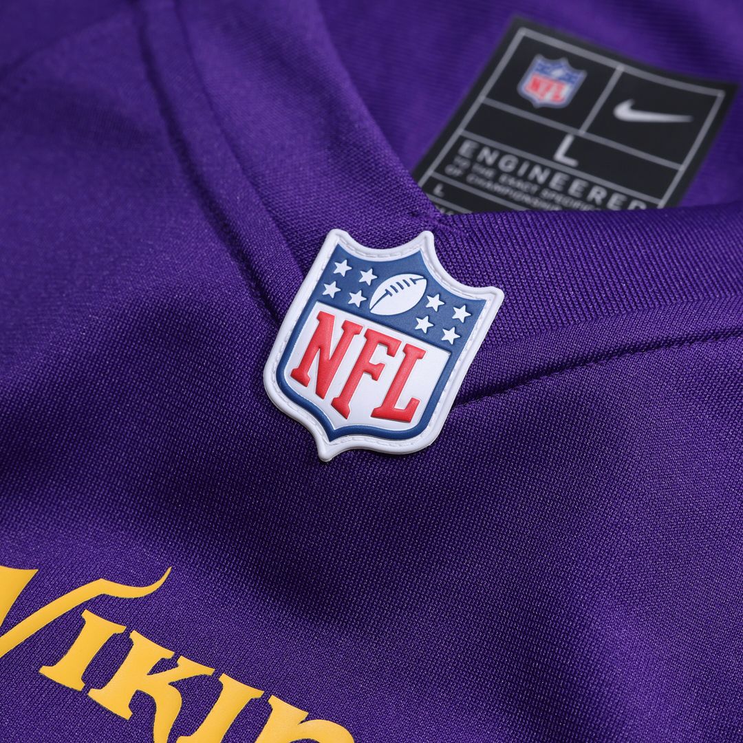 Tyrion Ingram-Dawkins Minnesota Vikings Nike Team Game Jersey - Purple Official NFL Team Apparel Football Fan Gear