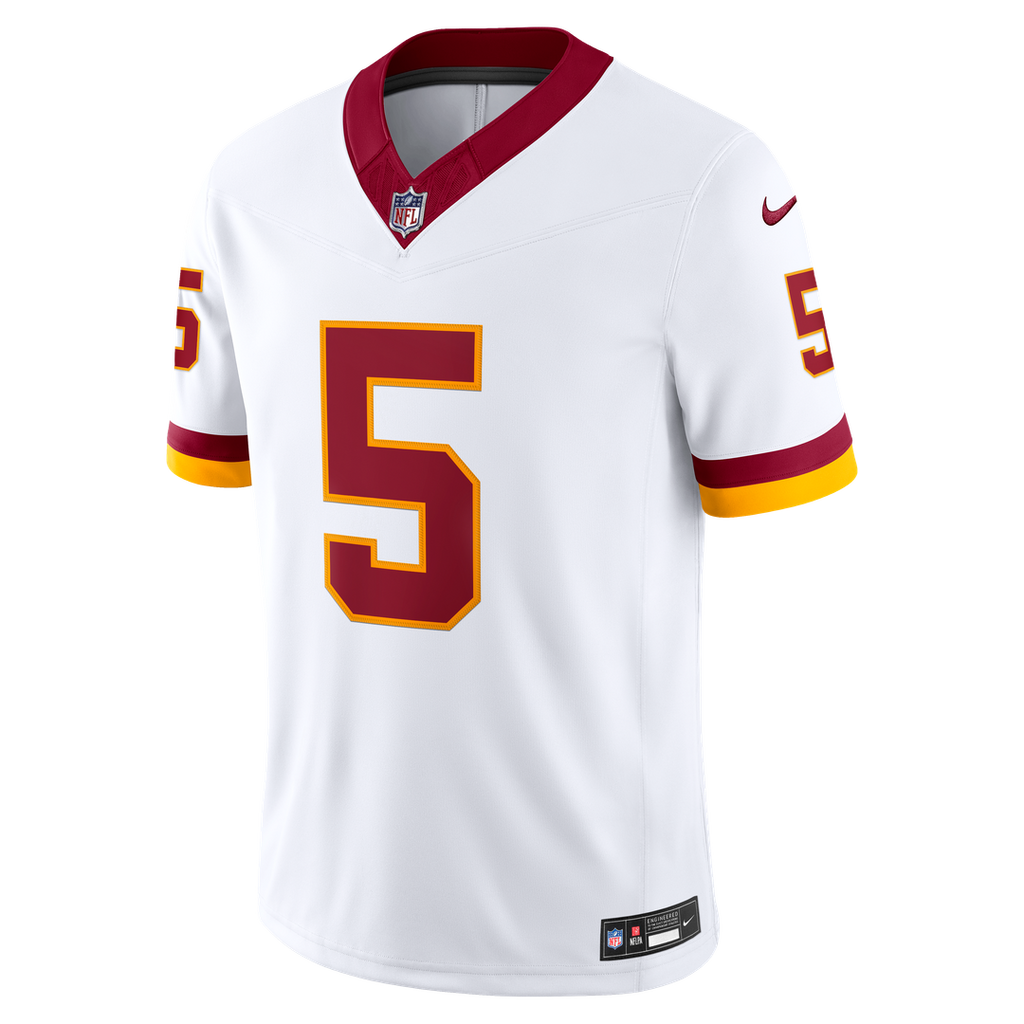 Jayden Daniels Washington Commanders Nike Vapor F.U.S.E. Stitched Limited Jersey - Burgundy Official NFL Team Apparel Football Fan Gear