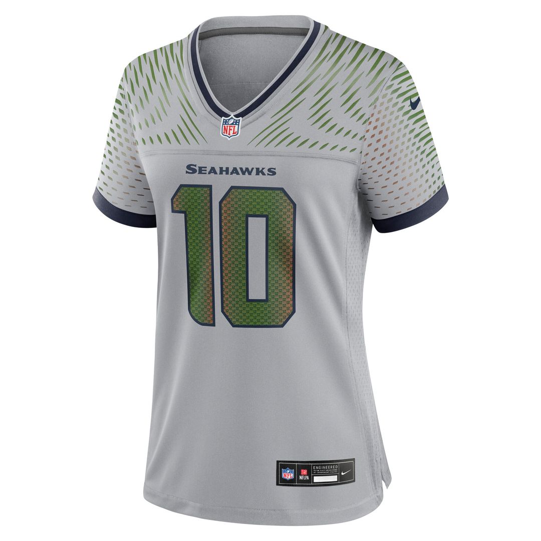 Cooper Kupp Seattle Seahawks Nike Women's 2025 Rivalries Collection Game Jersey - Wolf Gray Official NFL Team Apparel Football Fan Gear