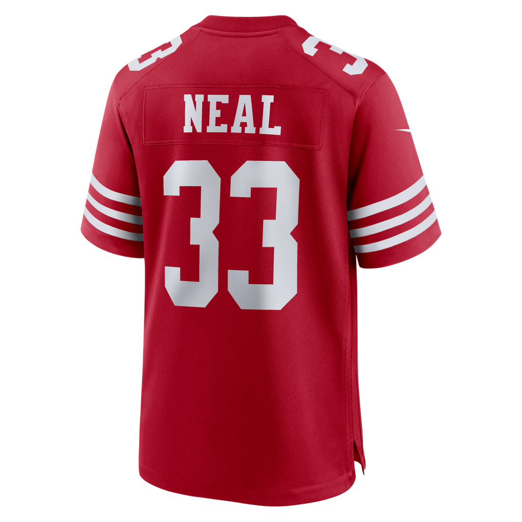 Siran Neal San Francisco 49ers Nike Team Game Jersey - Scarlet Official NFL Team Apparel Football Fan Gear