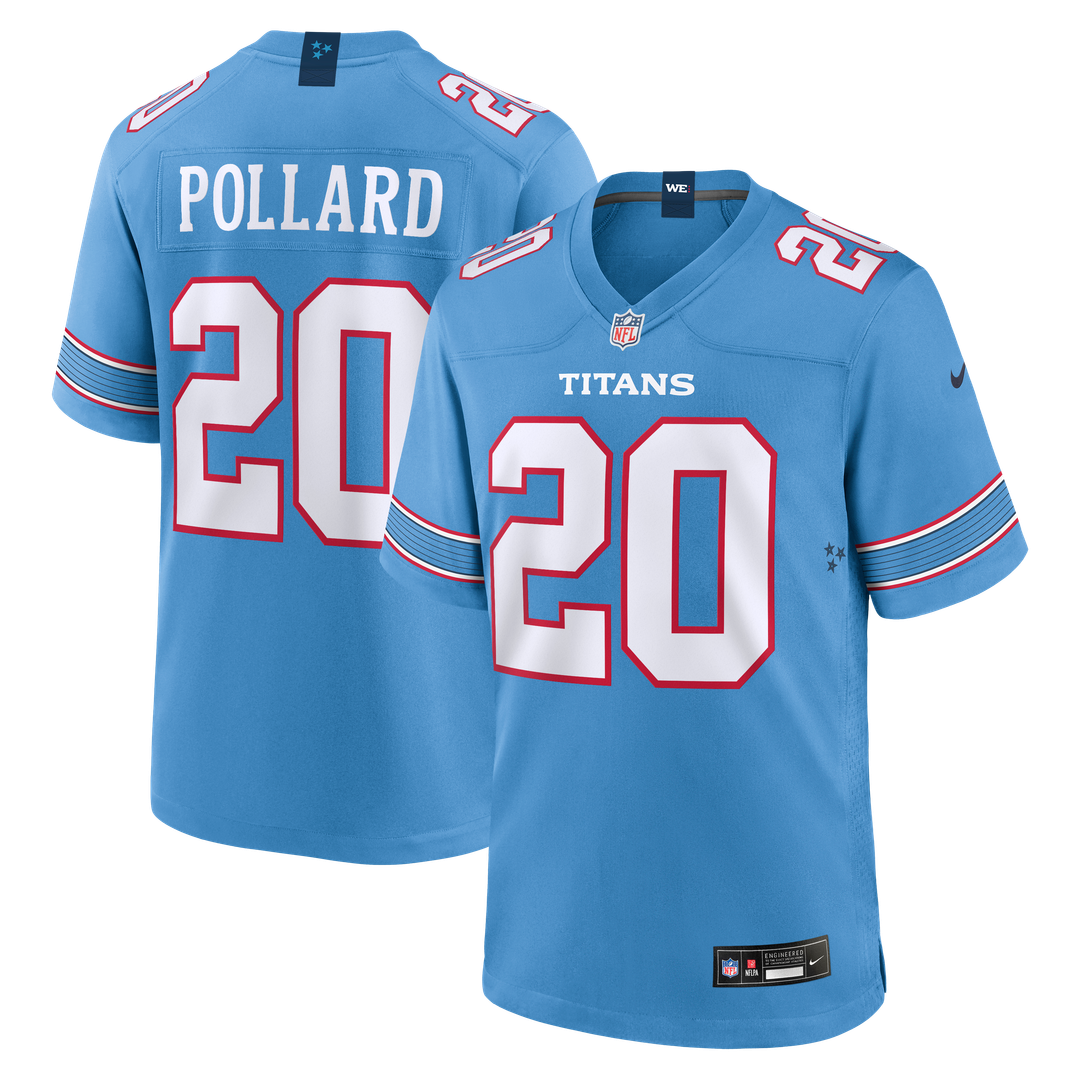 Tony Pollard Tennessee Titans Nike Game Jersey - Light Blue Official NFL Team Apparel Football Fan Gear
