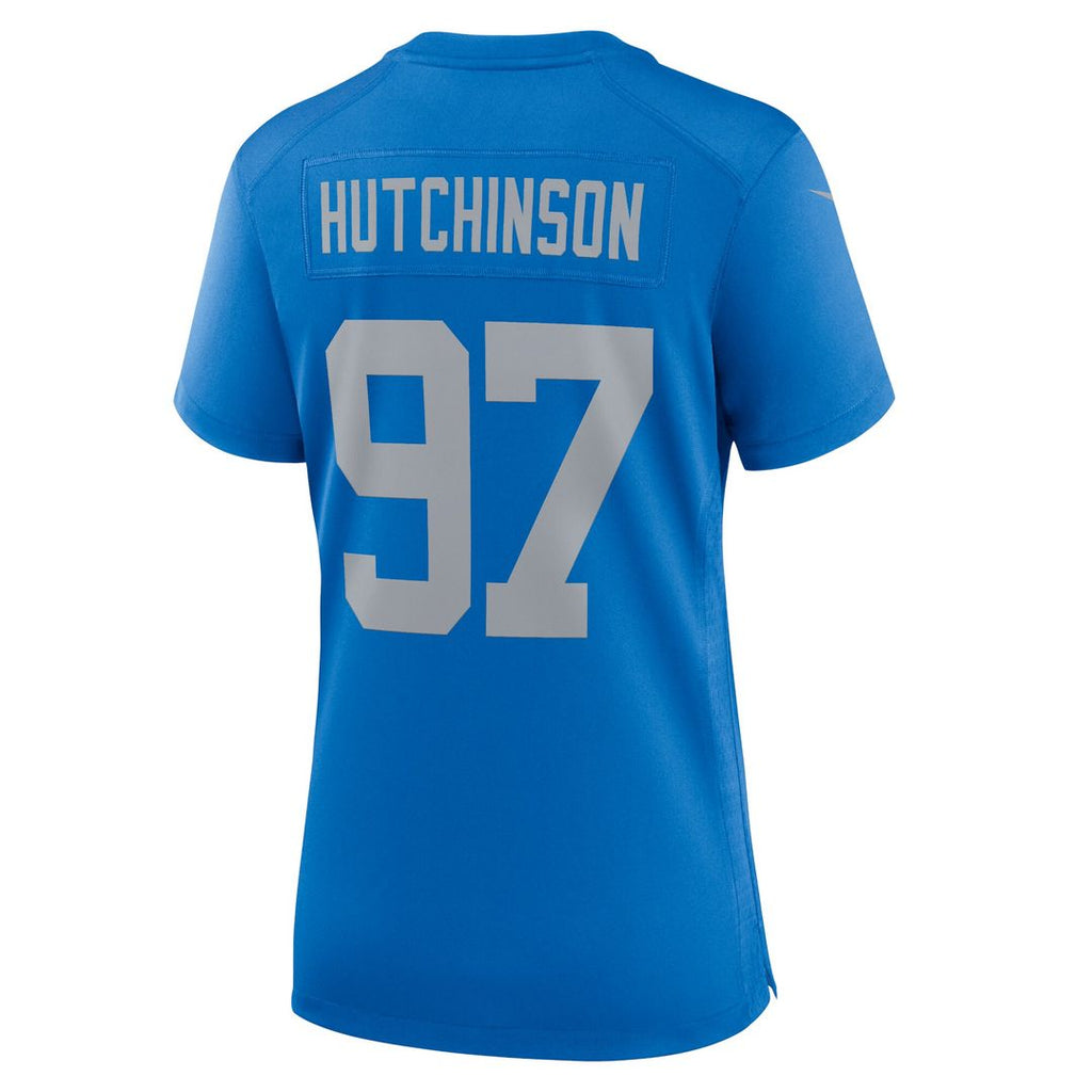 Aidan Hutchinson Detroit Lions Nike Women's Game Jersey - White Official NFL Team Apparel Football Fan Gear