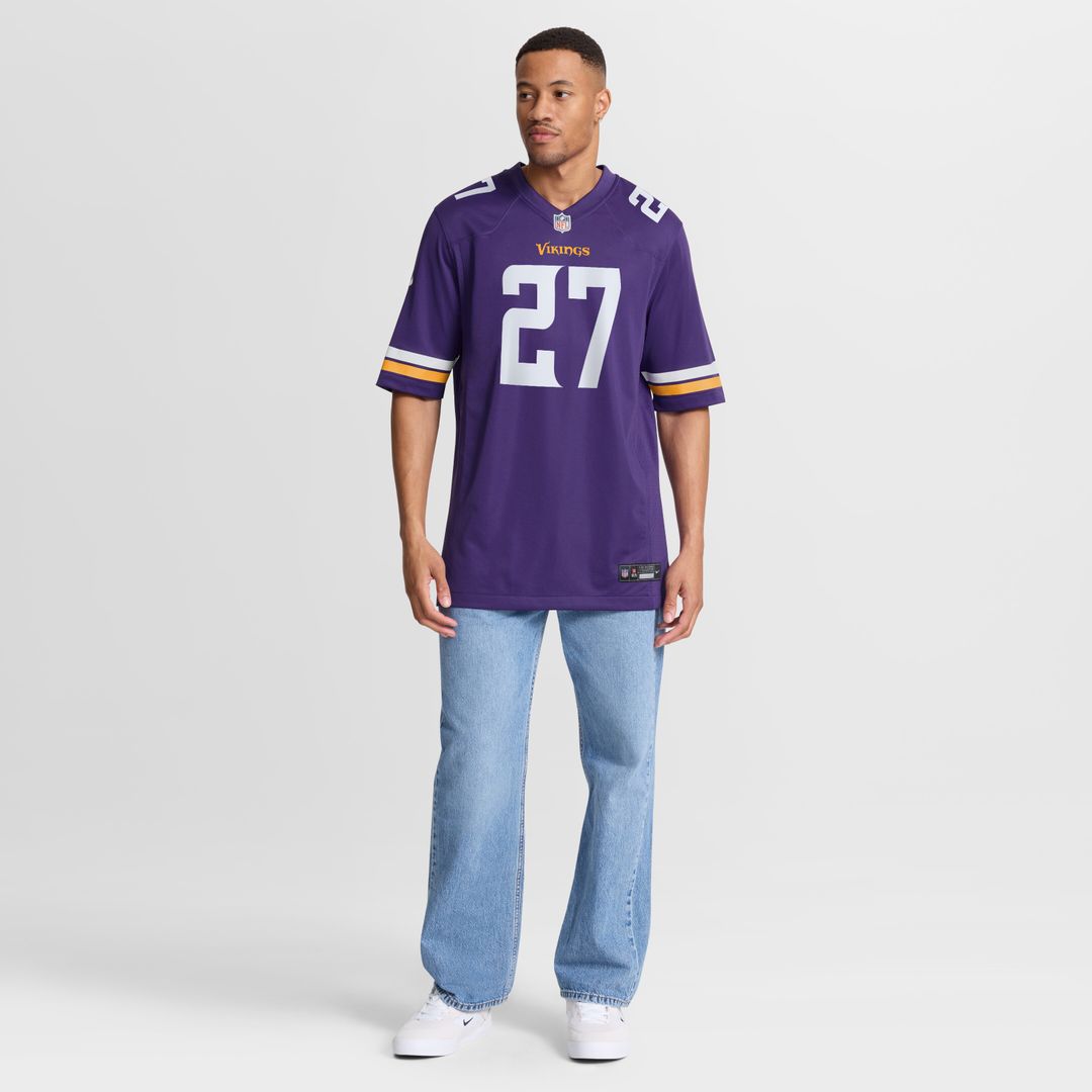Jordan Mason Minnesota Vikings Nike Team Game Jersey - Purple Official NFL Team Apparel Football Fan Gear