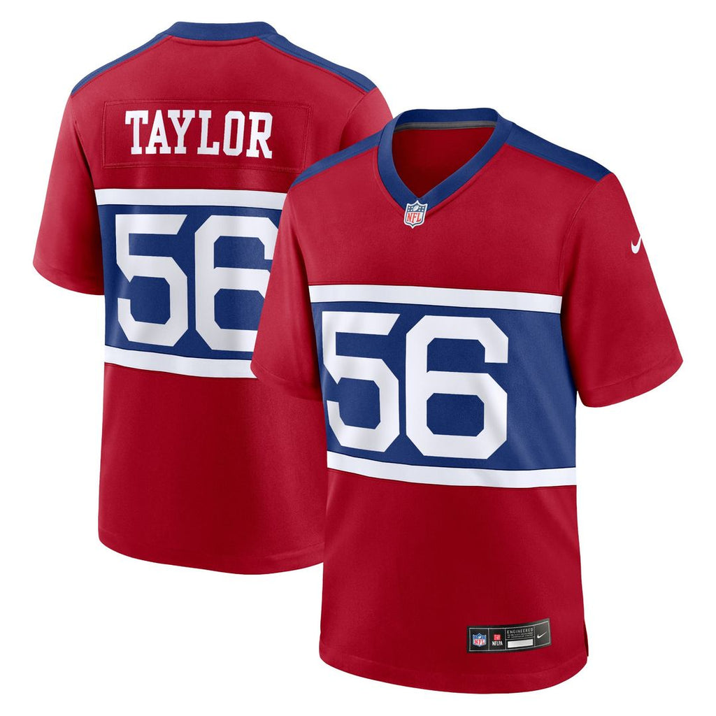 Lawrence Taylor New York Giants Nike Alternate Retired Player Game Jersey - Century Red Official NFL Team Apparel Football Fan Gear