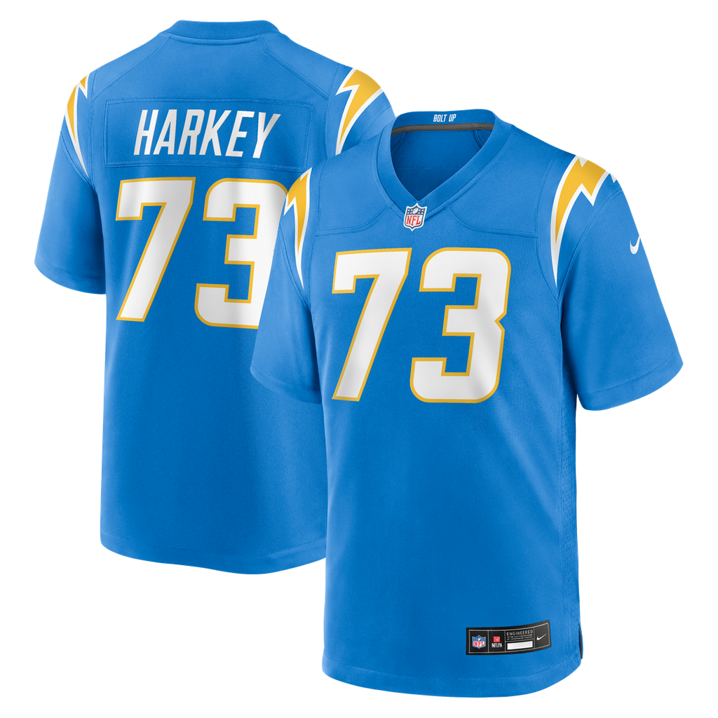 Alex Harkey Los Angeles Chargers Nike Team Game Jersey - Powder Blue Official NFL Team Apparel Football Fan Gear