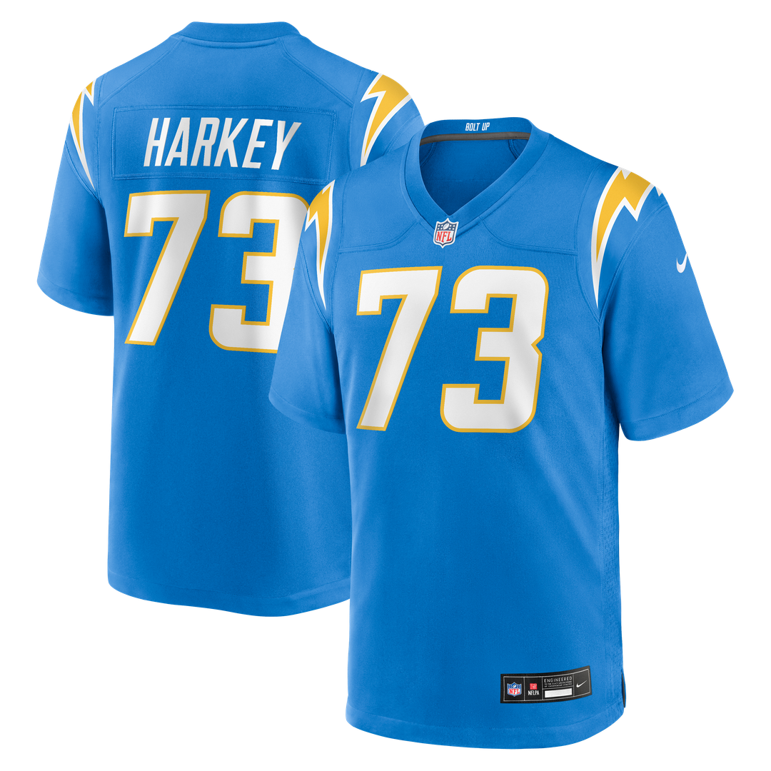 Alex Harkey Los Angeles Chargers Nike Team Game Jersey - Powder Blue Official NFL Team Apparel Football Fan Gear