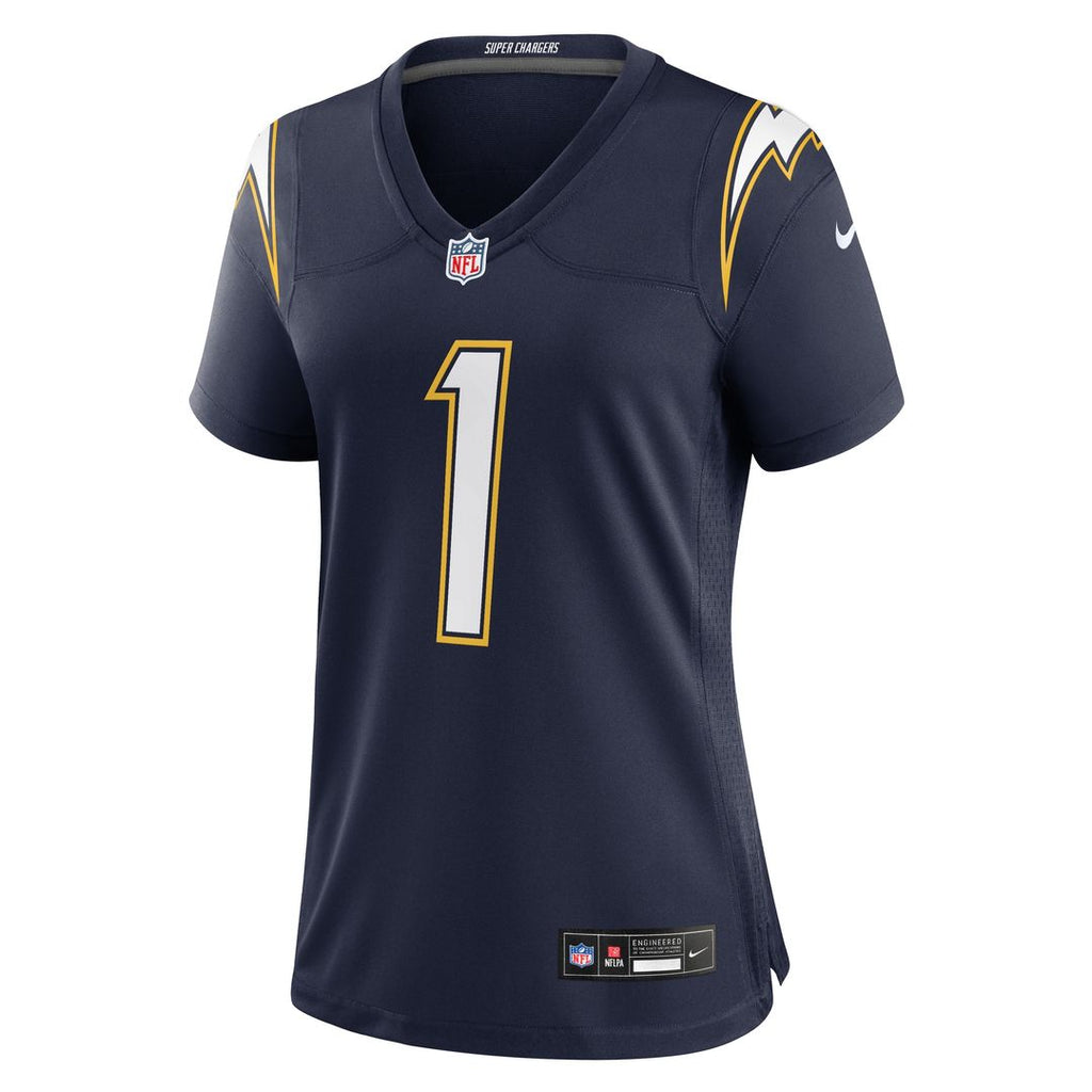 Quentin Johnston Los Angeles Chargers Nike Women's Alternate Super Chargers Game Jersey - Navy Official NFL Team Apparel Football Fan Gear