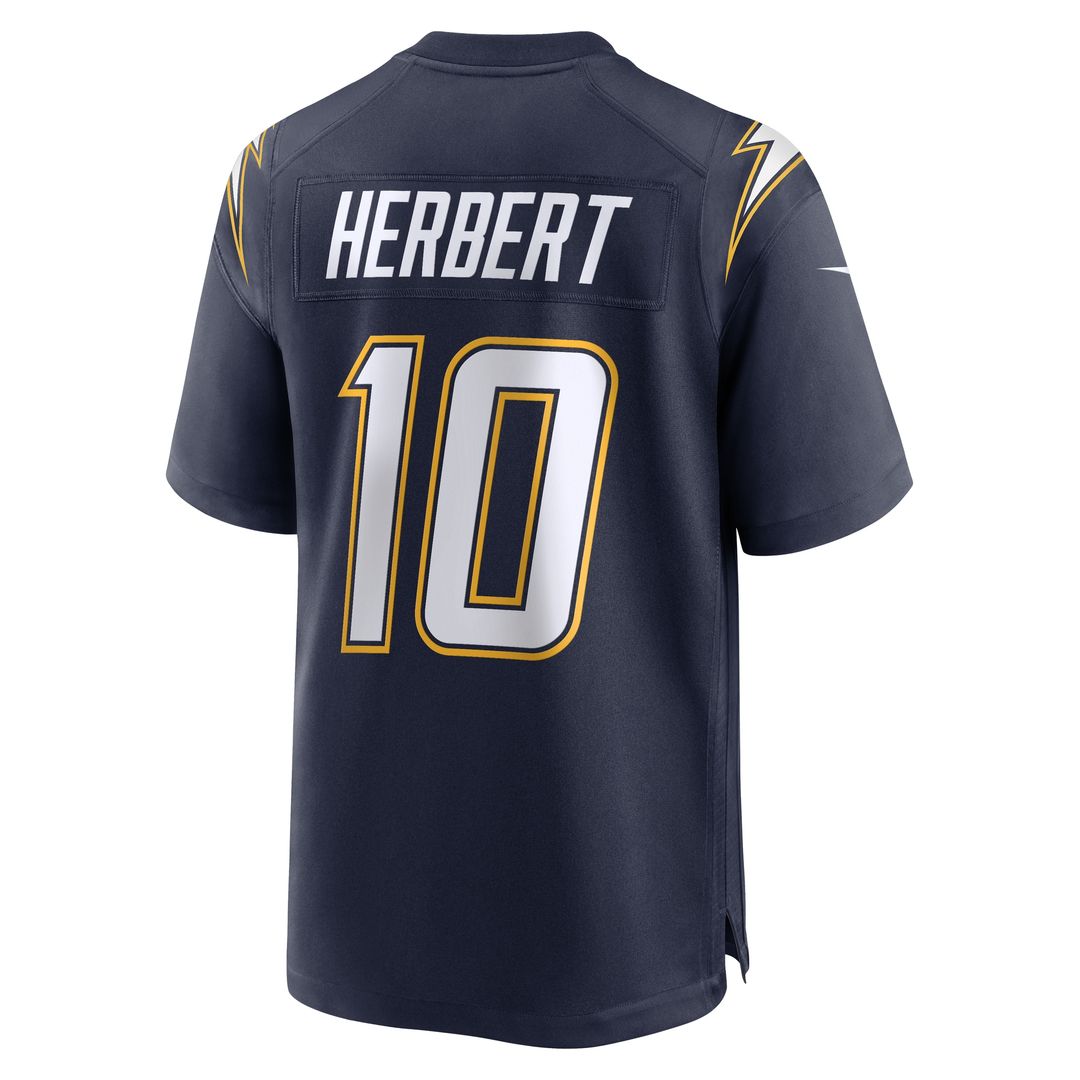Justin Herbert Los Angeles Chargers Nike Player Game Jersey - Powder Blue Official NFL Team Apparel Football Fan Gear
