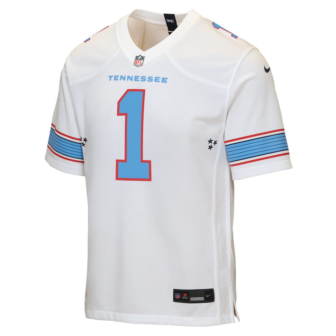 Cameron Ward Tennessee Titans Nike Youth Game Jersey - Light Blue Official NFL Team Apparel Football Fan Gear
