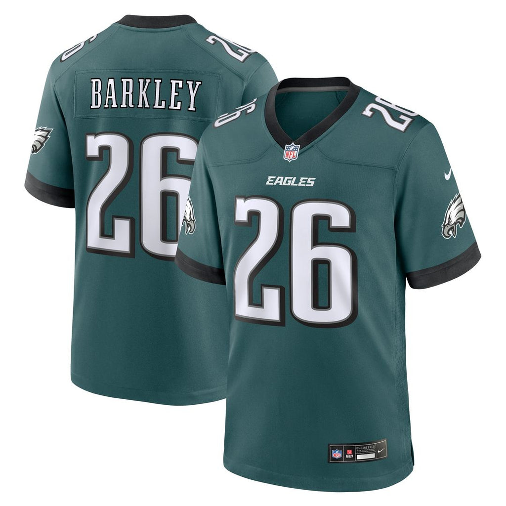 Saquon Barkley Philadelphia Eagles Nike Game Player Jersey - Midnight Green Official NFL Team Apparel Football Fan Gear