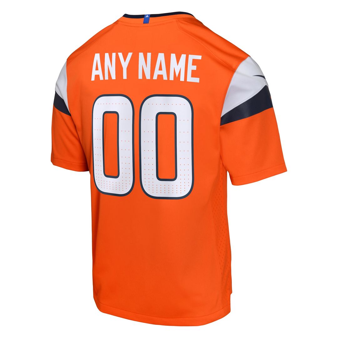 Denver Broncos Nike Youth Team Custom Game Jersey - Orange Official NFL Team Apparel Football Fan Gear