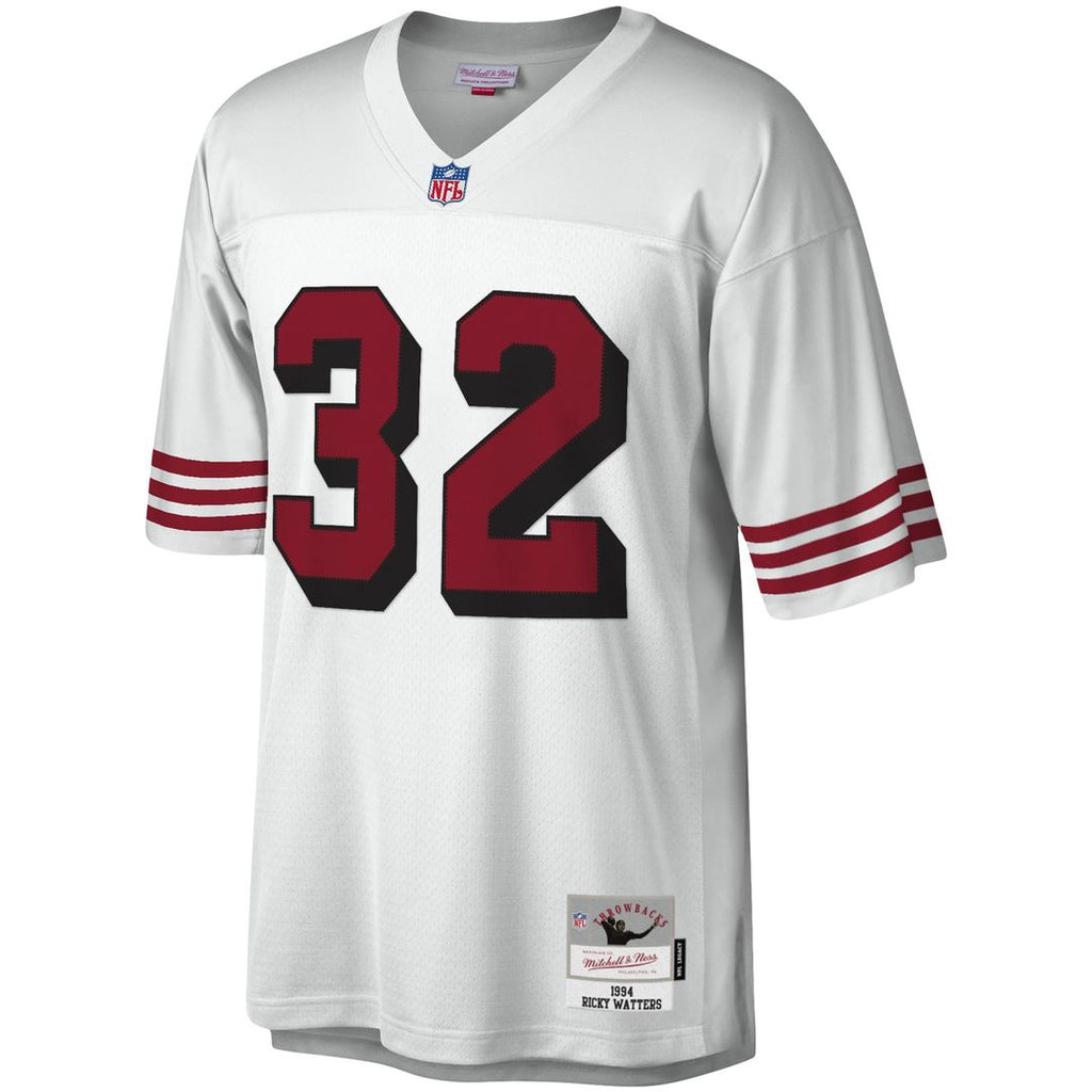Ricky Watters San Francisco 49ers Mitchell & Ness Legacy Replica Jersey - White Official NFL Team Apparel Football Fan Gear