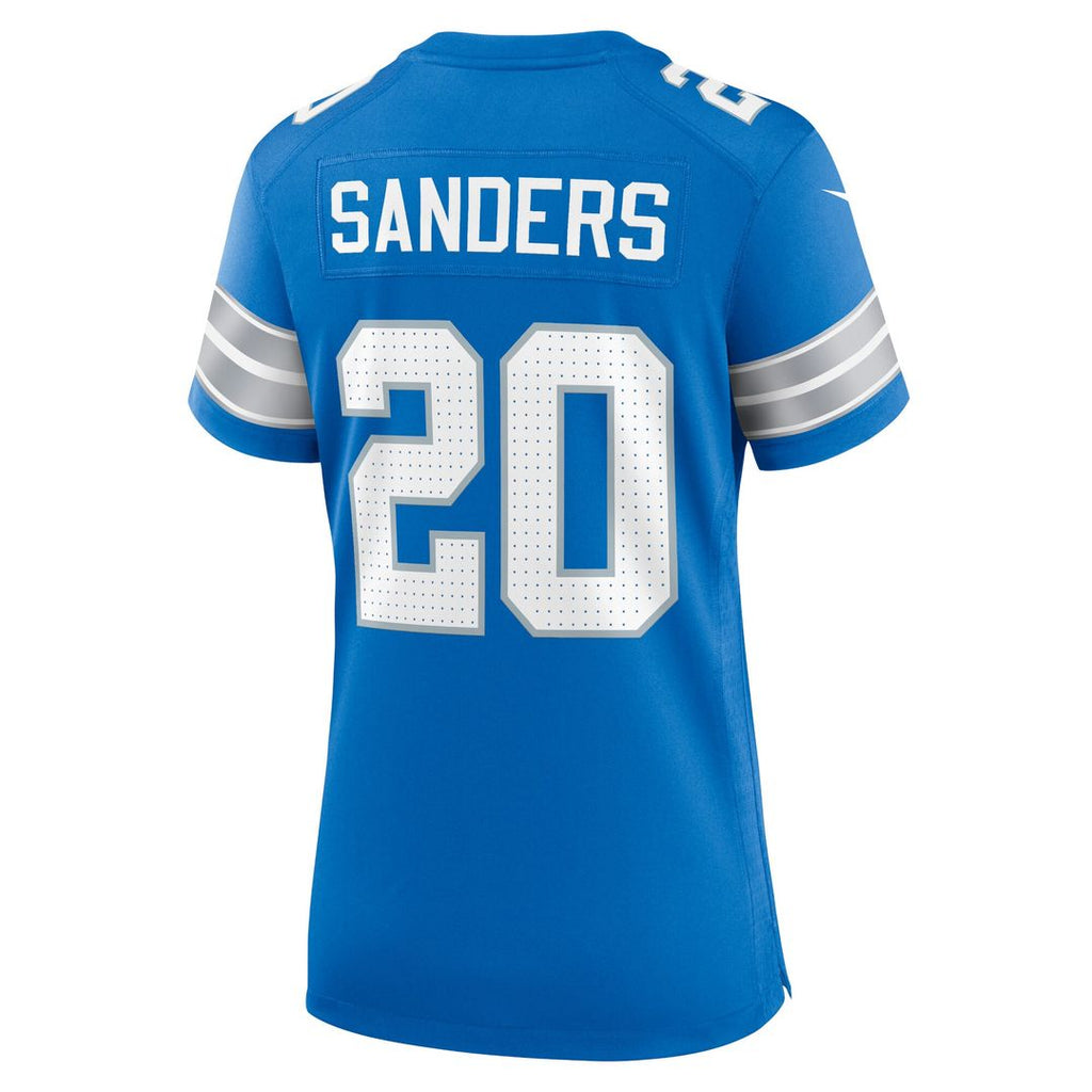 Barry Sanders Detroit Lions Nike Women's Retired Player Game Jersey - Blue Official NFL Team Apparel Football Fan Gear
