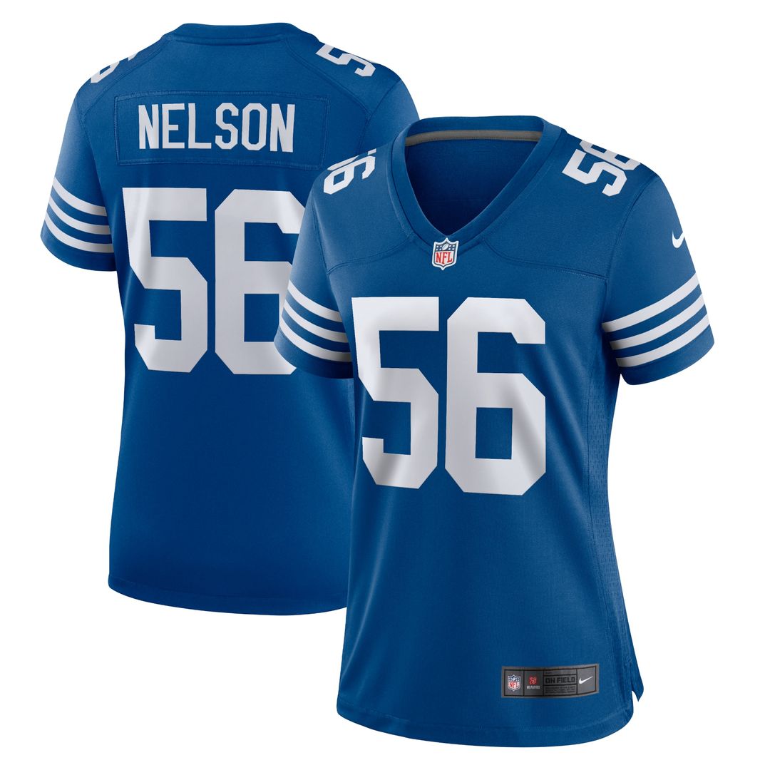 Quenton Nelson Indianapolis Colts Nike Women's Alternate Game Jersey - Royal Official NFL Team Apparel Football Fan Gear