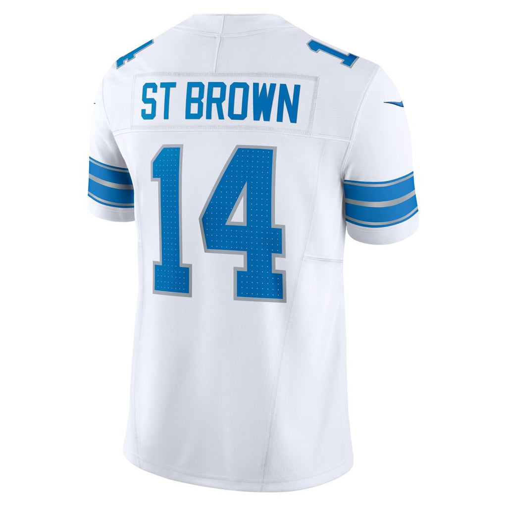 Amon-Ra St. Brown Detroit Lions Nike Vapor F.U.S.E. Limited Jersey - Blue Official NFL Team Apparel Football Fan Gear