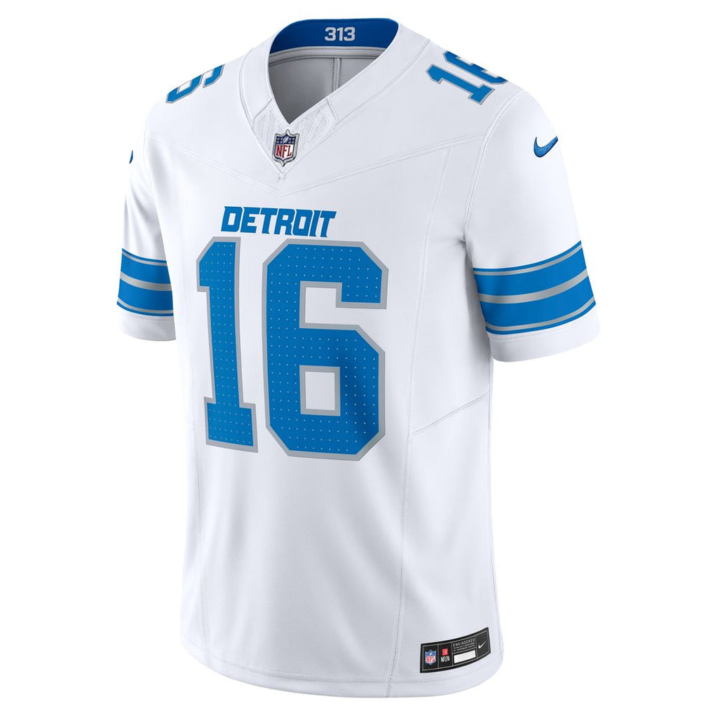 Jared Goff Detroit Lions Nike Vapor F.U.S.E. Limited Jersey - Blue Official NFL Team Apparel Football Fan Gear