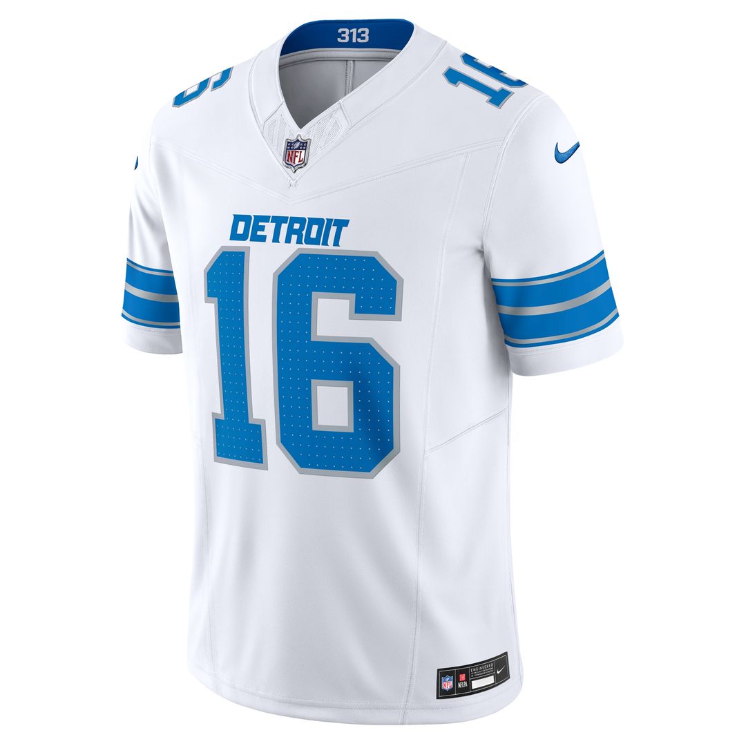 Jared Goff Detroit Lions Nike Vapor F.U.S.E. Limited Jersey - Blue Official NFL Team Apparel Football Fan Gear