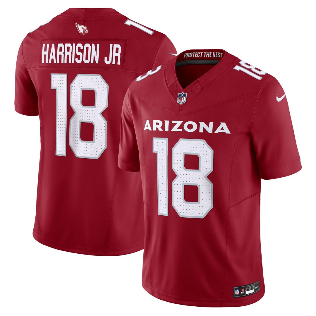Marvin Harrison Jr. Arizona Cardinals Nike Vapor F.U.S.E. Limited Jersey - Cardinal Official NFL Team Apparel Football Fan Gear