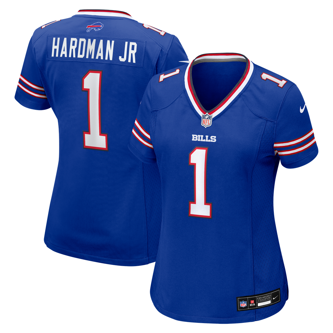 Mecole Hardman Buffalo Bills Nike Women's Team Game Jersey - Royal Official NFL Team Apparel Football Fan Gear
